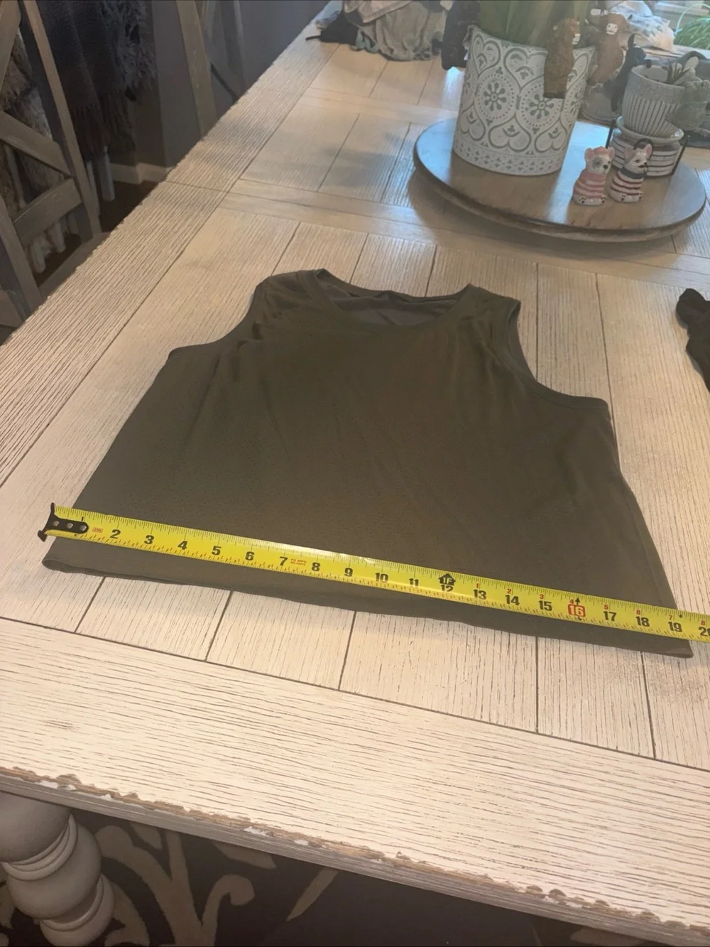 Lululemon Swiftly Breathe Crop Tank Sage Grey Size 8